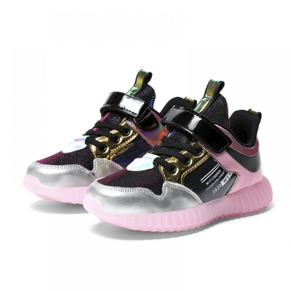 Autumn New Breathable Sports Shoes Waterproof Soft Sole Middle and Big Kids Running Shoes