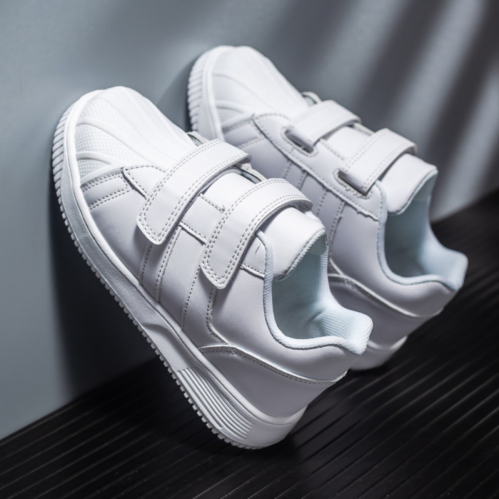 Children's White Breathable Shell-Toe Shoes